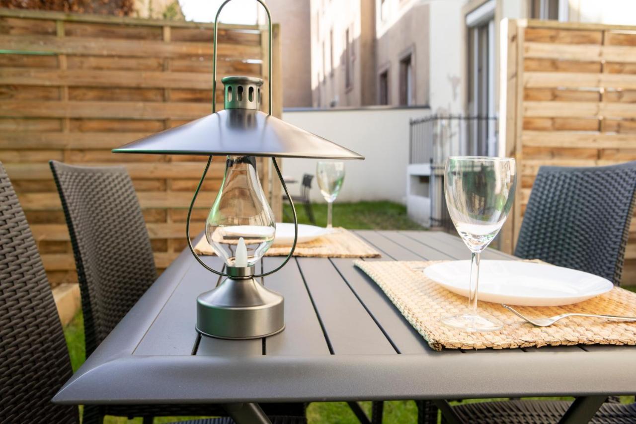 Apartamento GREEN APPART Le Chêne Rouge avec Jardin et L'Epicéa 1er étage Mulhouse Exterior foto